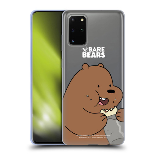 We Bare Bears Character Art Grizzly Soft Gel Case for Samsung Galaxy S20+ / S20+ 5G