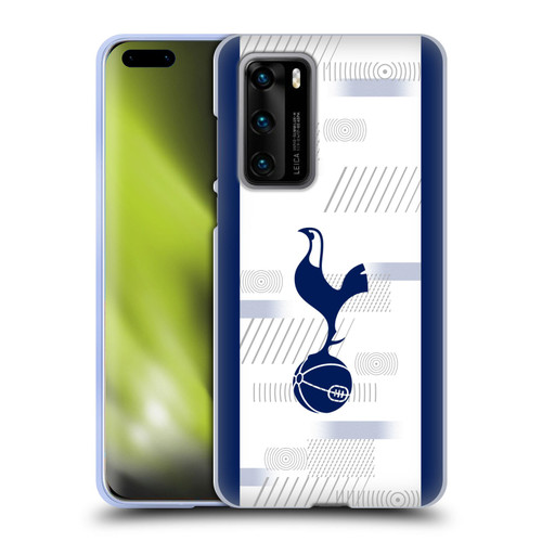 Tottenham Hotspur F.C. 2023/24 Badge Home Kit Soft Gel Case for Huawei P40 5G