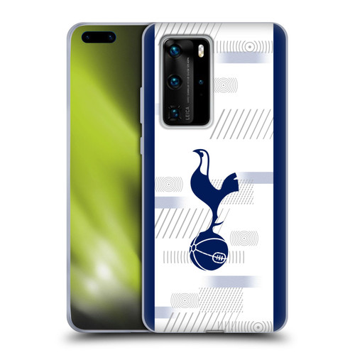 Tottenham Hotspur F.C. 2023/24 Badge Home Kit Soft Gel Case for Huawei P40 Pro / P40 Pro Plus 5G
