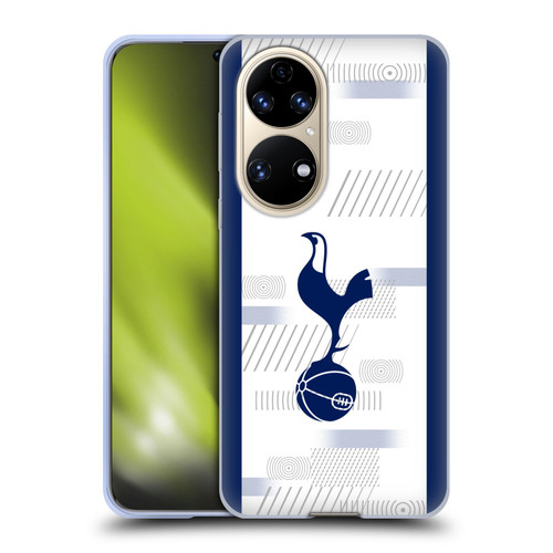 Tottenham Hotspur F.C. 2023/24 Badge Home Kit Soft Gel Case for Huawei P50