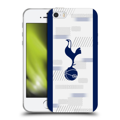 Tottenham Hotspur F.C. 2023/24 Badge Home Kit Soft Gel Case for Apple iPhone 5 / 5s / iPhone SE 2016
