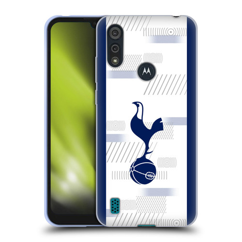 Tottenham Hotspur F.C. 2023/24 Badge Home Kit Soft Gel Case for Motorola Moto E6s (2020)