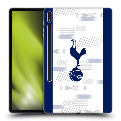 Tottenham Hotspur F.C. 2023/24 Badge Home Kit Soft Gel Case for Samsung Galaxy Tab S8 Plus