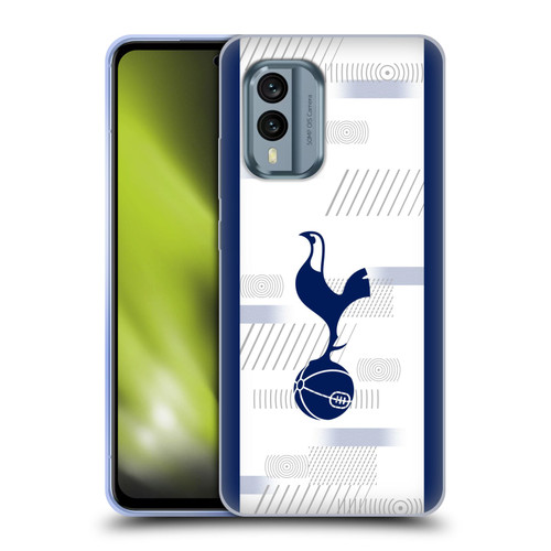 Tottenham Hotspur F.C. 2023/24 Badge Home Kit Soft Gel Case for Nokia X30