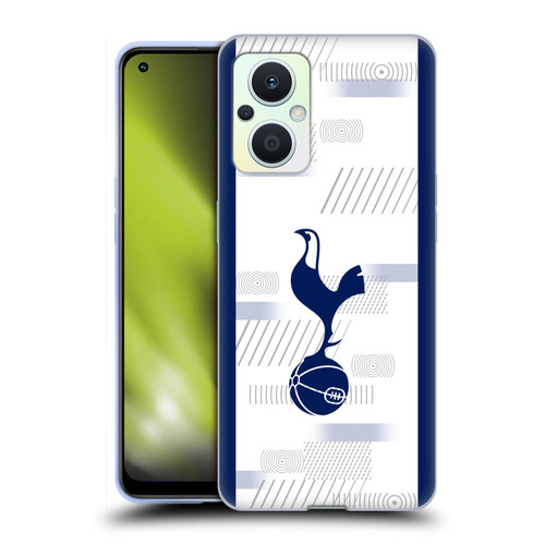 Tottenham Hotspur F.C. 2023/24 Badge Home Kit Soft Gel Case for OPPO Reno8 Lite