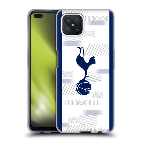Tottenham Hotspur F.C. 2023/24 Badge Home Kit Soft Gel Case for OPPO Reno4 Z 5G