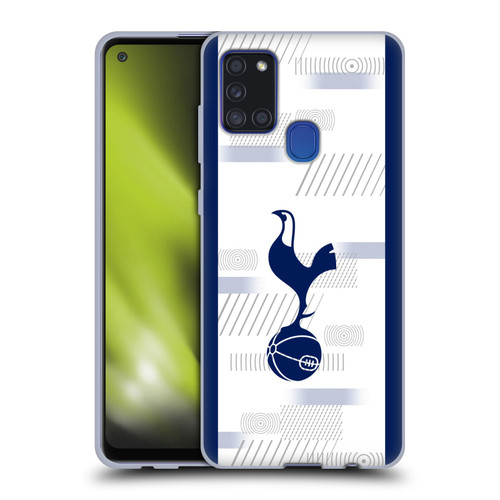 Tottenham Hotspur F.C. 2023/24 Badge Home Kit Soft Gel Case for Samsung Galaxy A21s (2020)