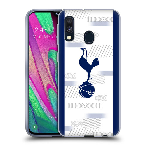 Tottenham Hotspur F.C. 2023/24 Badge Home Kit Soft Gel Case for Samsung Galaxy A40 (2019)