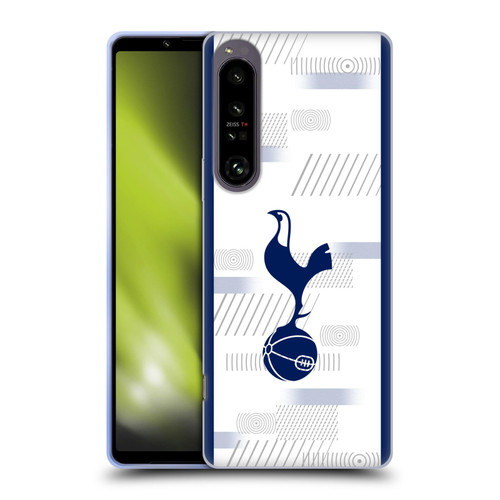 Tottenham Hotspur F.C. 2023/24 Badge Home Kit Soft Gel Case for Sony Xperia 1 IV