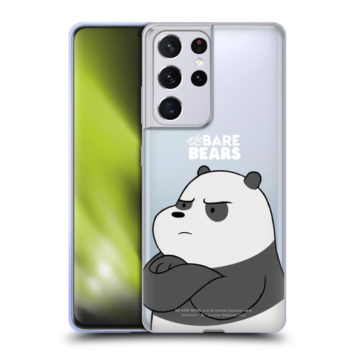 We Bare Bears Character Art Panda Soft Gel Case for Samsung Galaxy S21 Ultra 5G