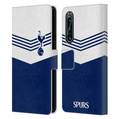 Tottenham Hotspur F.C. Badge 1978 Stripes Leather Book Wallet Case Cover For Sony Xperia 5 IV