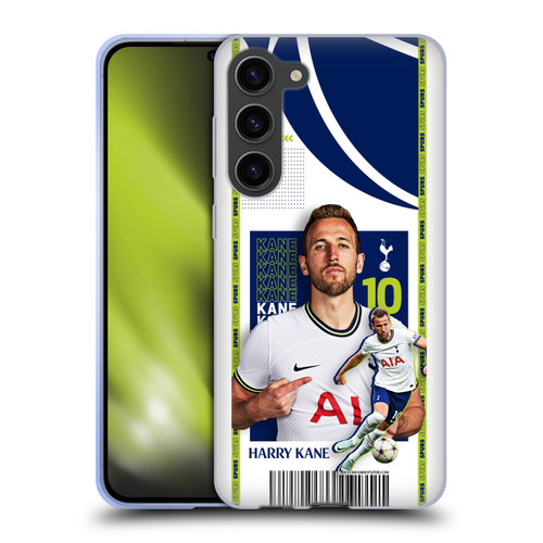 Tottenham Hotspur F.C. 2022/23 First Team Harry Kane Soft Gel Case for Samsung Galaxy S23+ 5G