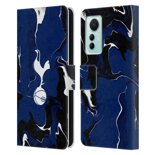 Tottenham Hotspur F.C. Badge Marble Leather Book Wallet Case Cover For Xiaomi 12 Lite