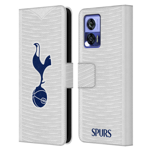 Tottenham Hotspur F.C. 2021/22 Badge Kit Home Leather Book Wallet Case Cover For Motorola Edge 30 Neo 5G
