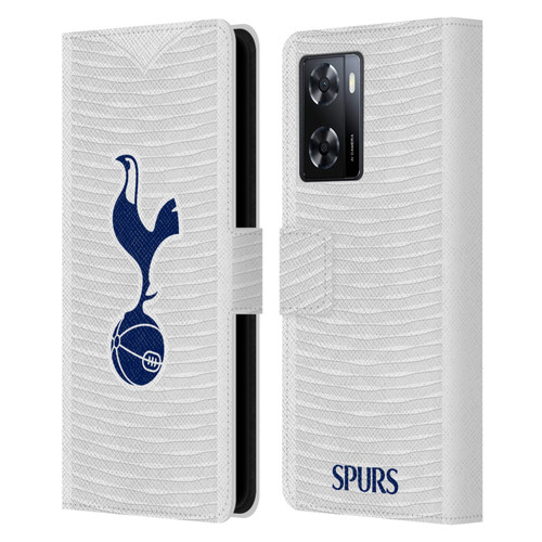 Tottenham Hotspur F.C. 2021/22 Badge Kit Home Leather Book Wallet Case Cover For OPPO A57s