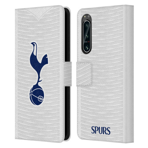 Tottenham Hotspur F.C. 2021/22 Badge Kit Home Leather Book Wallet Case Cover For Sony Xperia 5 IV