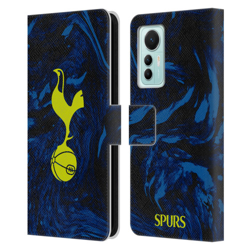 Tottenham Hotspur F.C. 2021/22 Badge Kit Away Leather Book Wallet Case Cover For Xiaomi 12 Lite