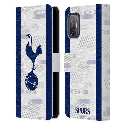 Tottenham Hotspur F.C. 2023/24 Badge Home Kit Leather Book Wallet Case Cover For HTC Desire 21 Pro 5G
