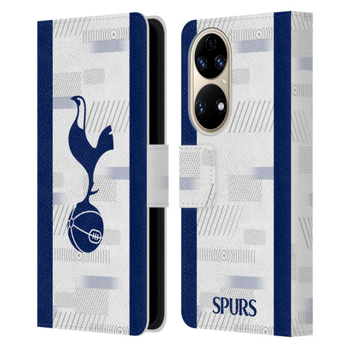 Tottenham Hotspur F.C. 2023/24 Badge Home Kit Leather Book Wallet Case Cover For Huawei P50
