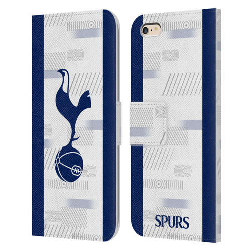 Tottenham Hotspur F.C. 2023/24 Badge Home Kit Leather Book Wallet Case Cover For Apple iPhone 6 Plus / iPhone 6s Plus