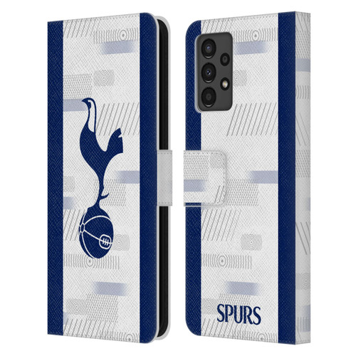 Tottenham Hotspur F.C. 2023/24 Badge Home Kit Leather Book Wallet Case Cover For Samsung Galaxy A13 (2022)