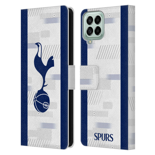 Tottenham Hotspur F.C. 2023/24 Badge Home Kit Leather Book Wallet Case Cover For Samsung Galaxy M33 (2022)
