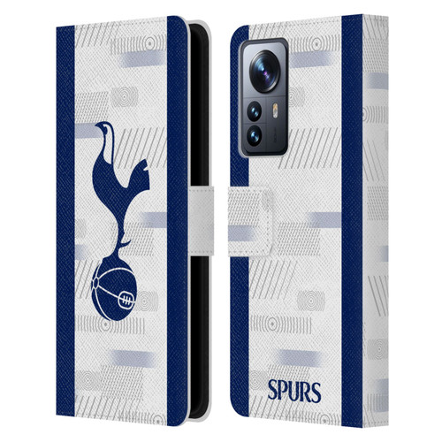 Tottenham Hotspur F.C. 2023/24 Badge Home Kit Leather Book Wallet Case Cover For Xiaomi 12 Pro