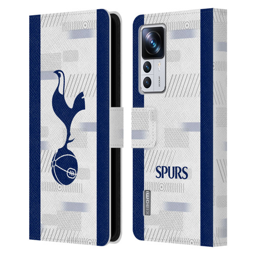 Tottenham Hotspur F.C. 2023/24 Badge Home Kit Leather Book Wallet Case Cover For Xiaomi 12T Pro