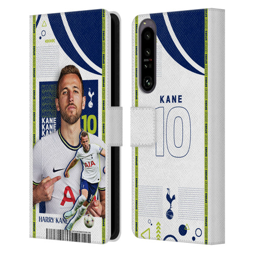 Tottenham Hotspur F.C. 2022/23 First Team Harry Kane Leather Book Wallet Case Cover For Sony Xperia 1 IV