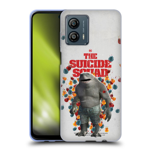 The Suicide Squad 2021 Character Poster King Shark Soft Gel Case for Motorola Moto G53 5G