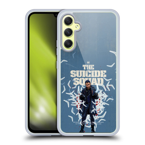 The Suicide Squad 2021 Character Poster Captain Boomerang Soft Gel Case for Samsung Galaxy A34 5G