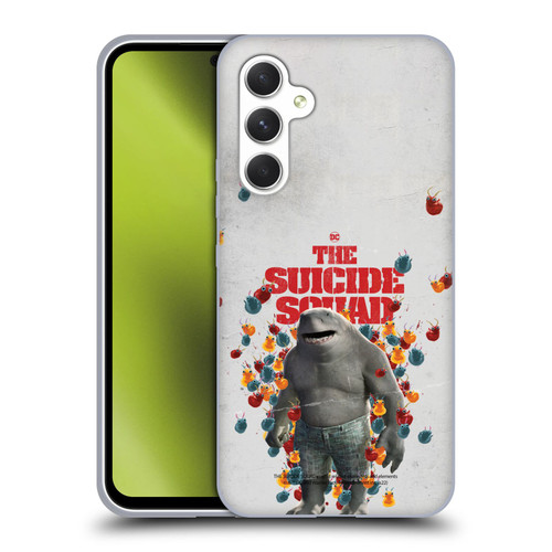 The Suicide Squad 2021 Character Poster King Shark Soft Gel Case for Samsung Galaxy A54 5G