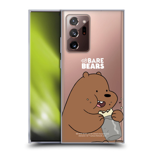 We Bare Bears Character Art Grizzly Soft Gel Case for Samsung Galaxy Note20 Ultra / 5G