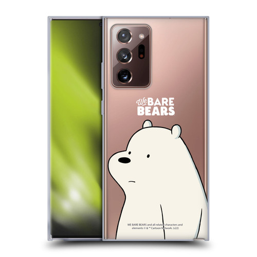 We Bare Bears Character Art Ice Bear Soft Gel Case for Samsung Galaxy Note20 Ultra / 5G