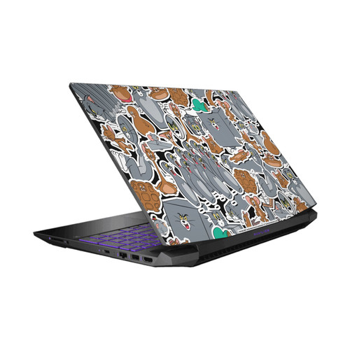 Tom and Jerry Graphics Funny Art Sticker Collage Vinyl Sticker Skin Decal Cover for HP Pavilion 15.6" 15-dk0047TX