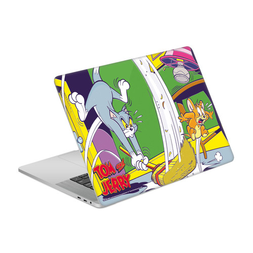 Tom and Jerry Graphics Indoor Chase Vinyl Sticker Skin Decal Cover for Apple MacBook Pro 15.4" A1707/A1990