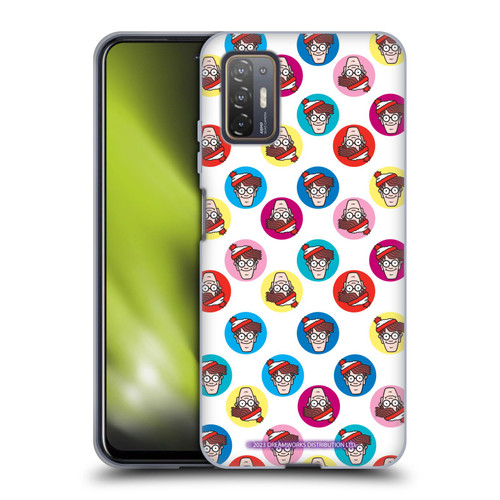 Where's Wally? Graphics Face Pattern Soft Gel Case for HTC Desire 21 Pro 5G
