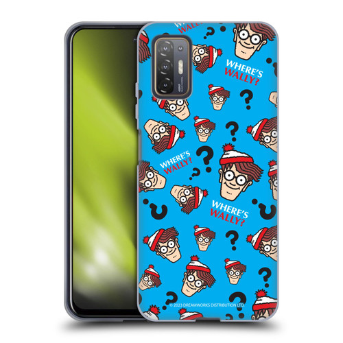Where's Wally? Graphics Head Pattern Soft Gel Case for HTC Desire 21 Pro 5G