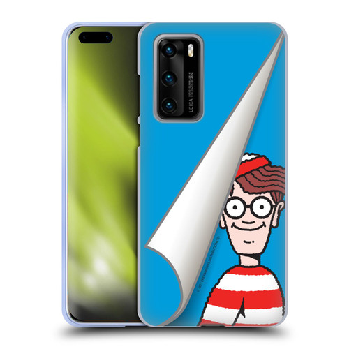 Where's Wally? Graphics Peek Soft Gel Case for Huawei P40 5G