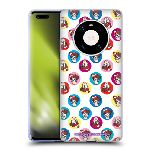 Where's Wally? Graphics Face Pattern Soft Gel Case for Huawei Mate 40 Pro 5G