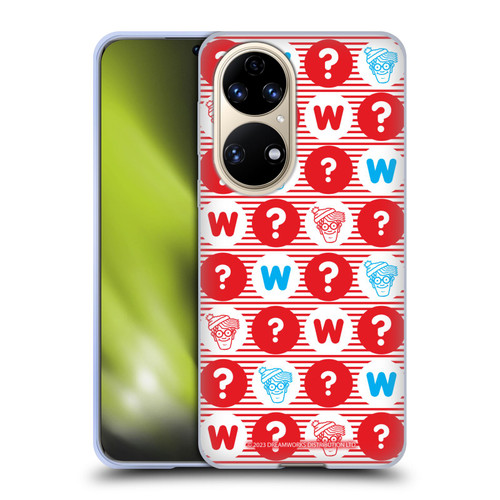 Where's Wally? Graphics Circle Soft Gel Case for Huawei P50