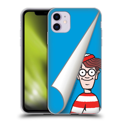 Where's Wally? Graphics Peek Soft Gel Case for Apple iPhone 11
