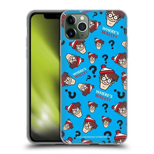 Where's Wally? Graphics Head Pattern Soft Gel Case for Apple iPhone 11 Pro Max