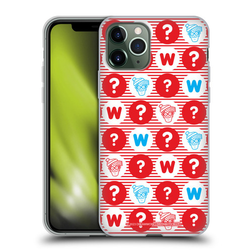 Where's Wally? Graphics Circle Soft Gel Case for Apple iPhone 11 Pro