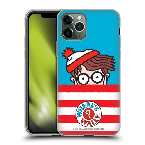 Where's Wally? Graphics Half Face Soft Gel Case for Apple iPhone 11 Pro