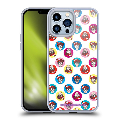 Where's Wally? Graphics Face Pattern Soft Gel Case for Apple iPhone 13 Pro Max