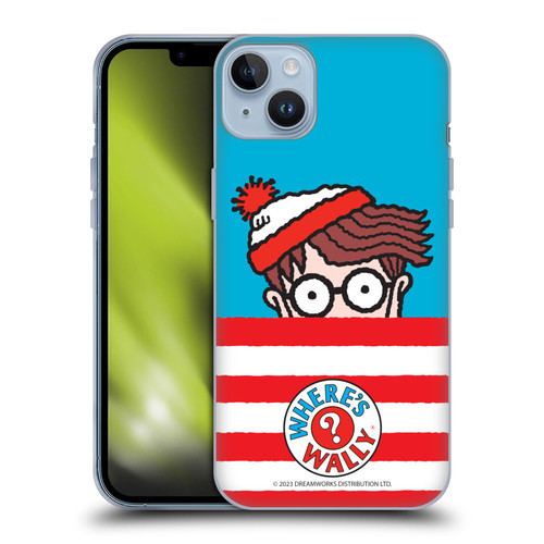 Where's Wally? Graphics Half Face Soft Gel Case for Apple iPhone 14 Plus