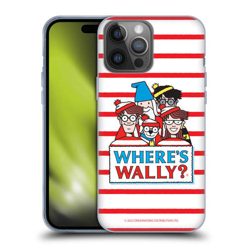Where's Wally? Graphics Characters Soft Gel Case for Apple iPhone 14 Pro Max