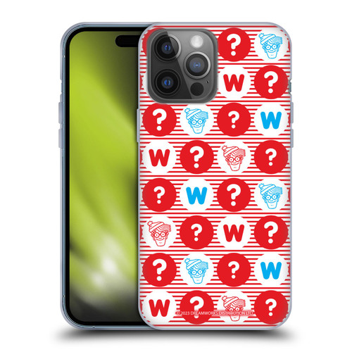 Where's Wally? Graphics Circle Soft Gel Case for Apple iPhone 14 Pro Max
