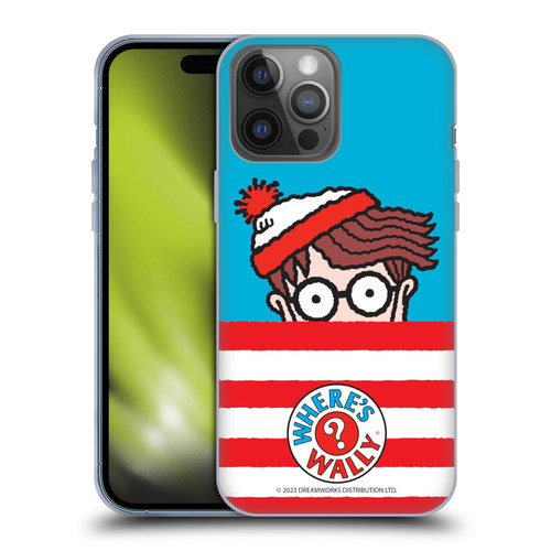 Where's Wally? Graphics Half Face Soft Gel Case for Apple iPhone 14 Pro Max